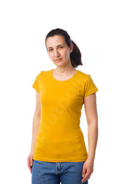 Горчичная женская футболка Горчичная женская футболка